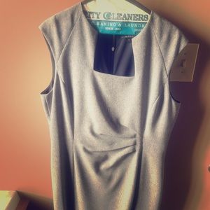 NWOT Grey sheath dress for the office